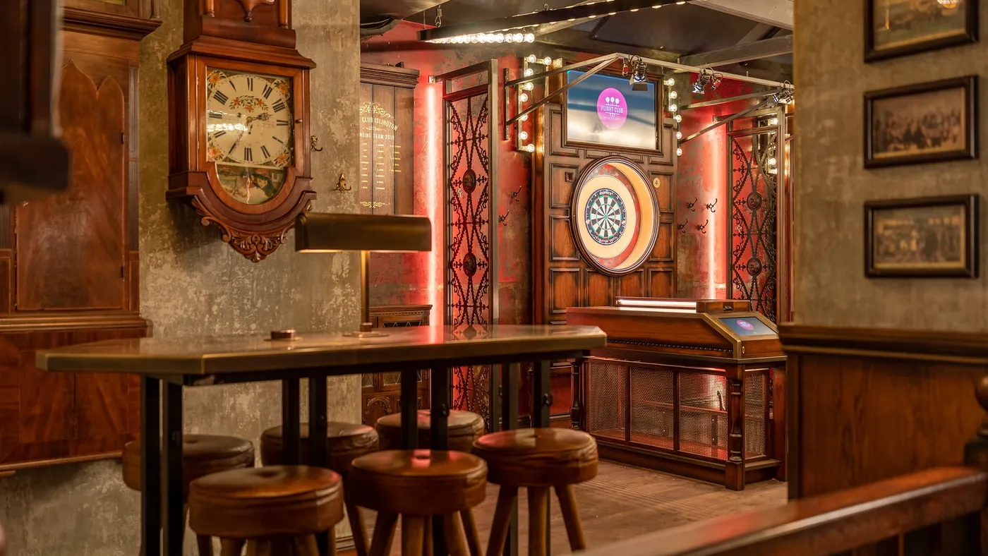Flight Club Islington interior