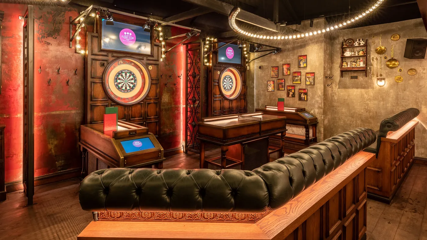 Flight Club Islington interior