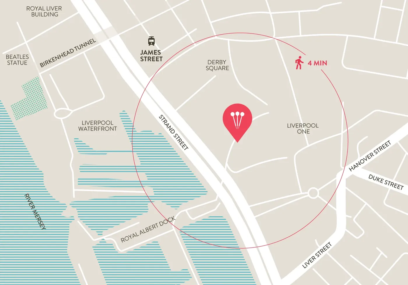 flight club liverpool map