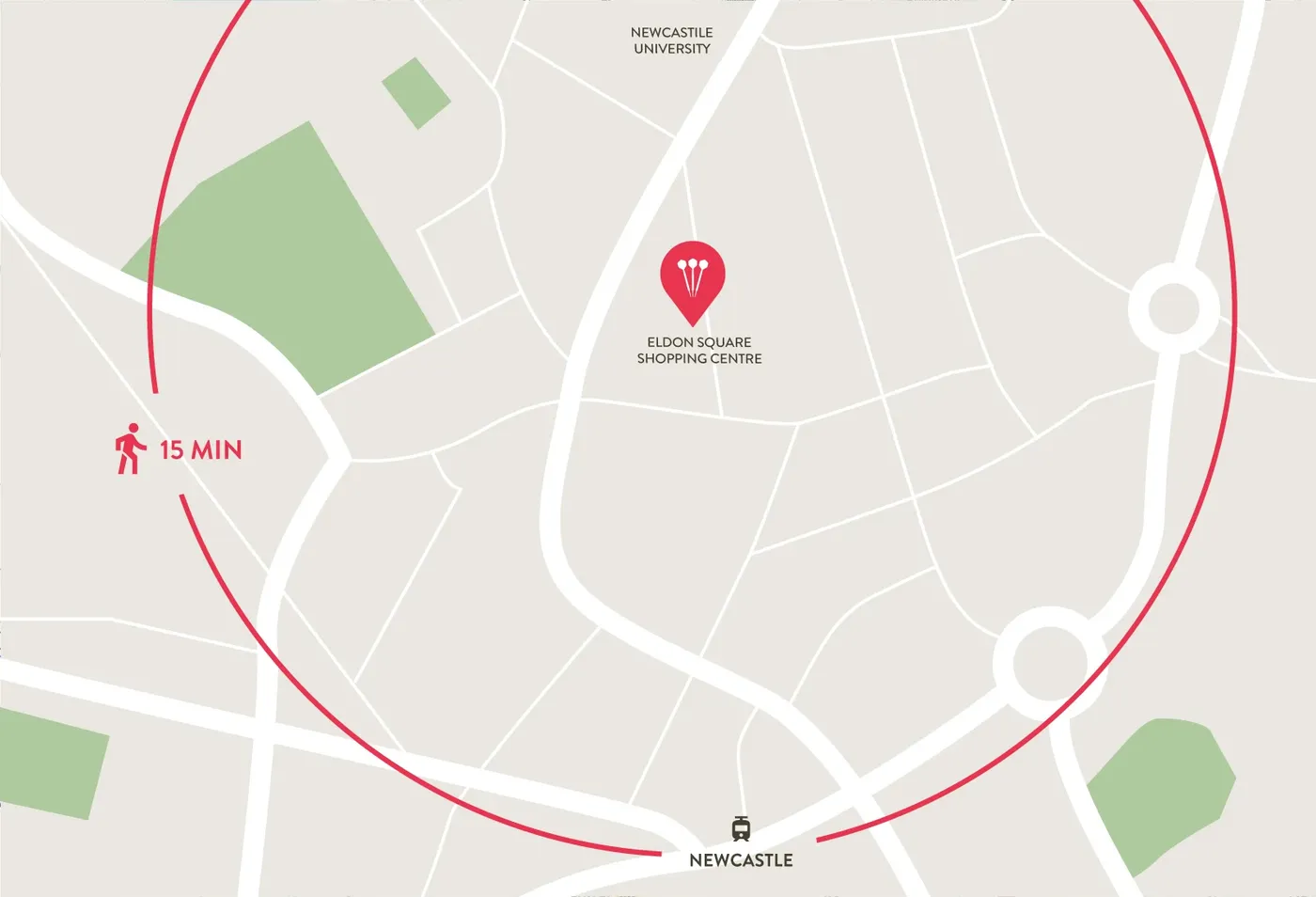 Flight Club Newcastle map