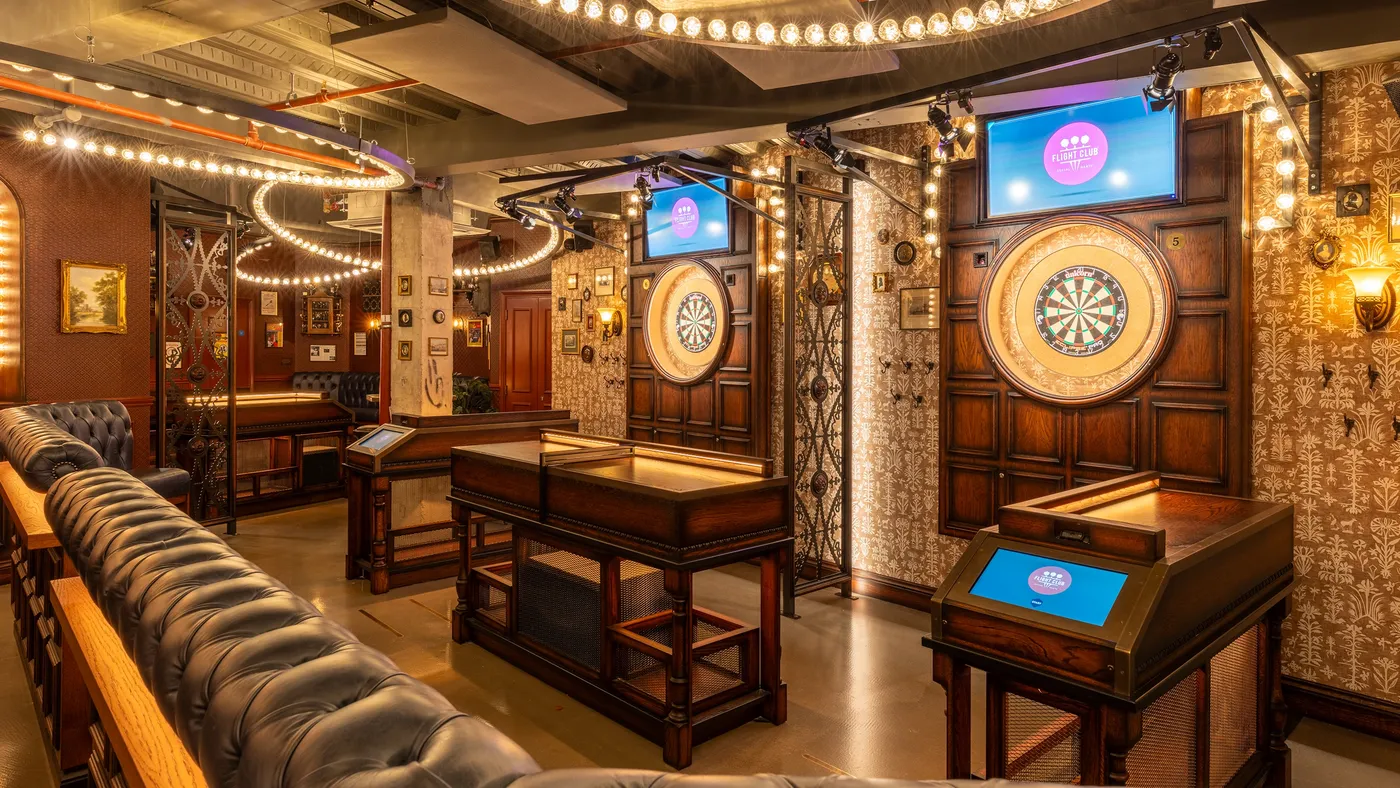 Flight Club Newcastle oche