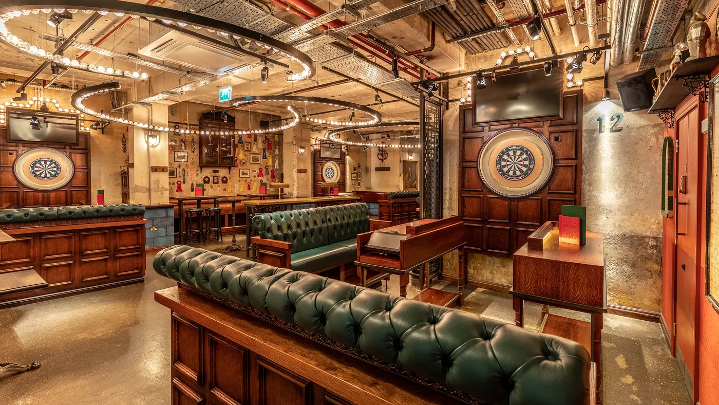 Flight Club Shoreditch interior