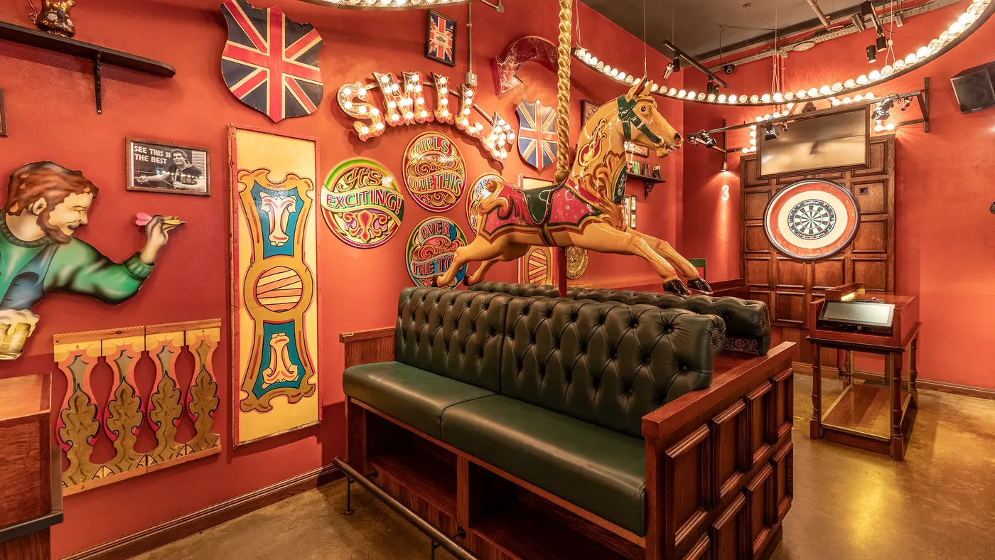 Flight Club Shoreditch interior